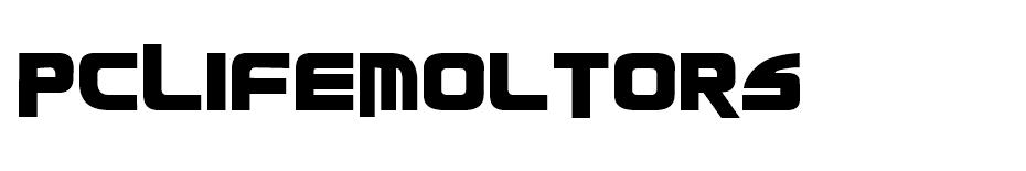 PCLifeMoltors font